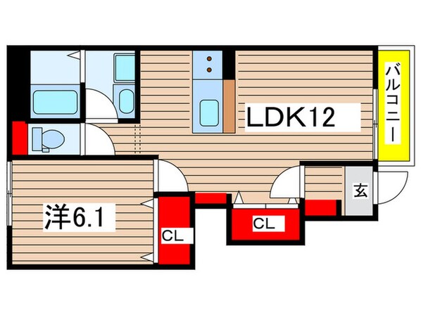 プランドールの物件間取画像